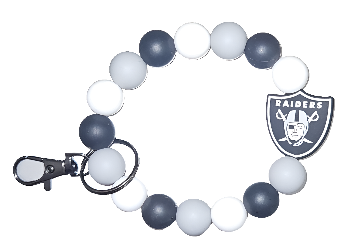 NFL Pre-made wristlet keychains