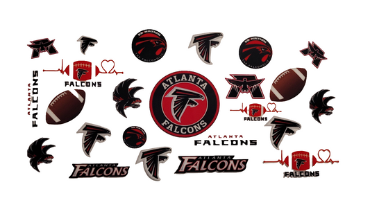 Atlanta Falcons cup decal