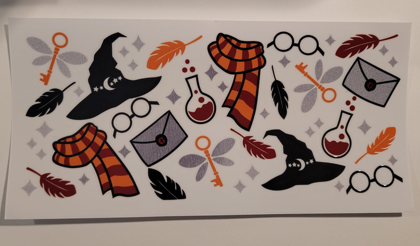 Halloween Harry Potter cup wrap decal