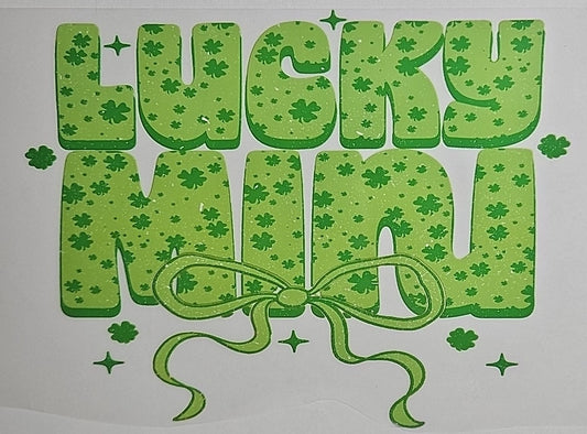 Lucky Mama and Mini shirt transfers