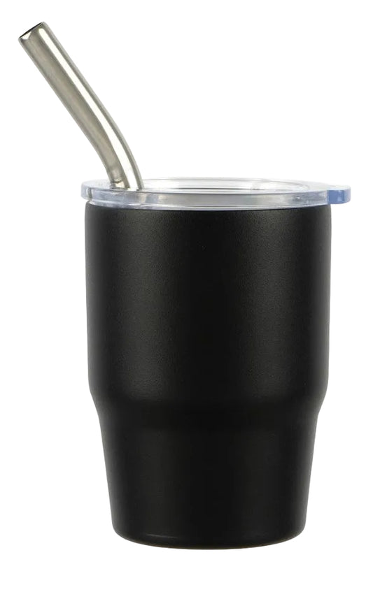 3 oz Personalized Insulated Shot Glasses with Lid & Straw