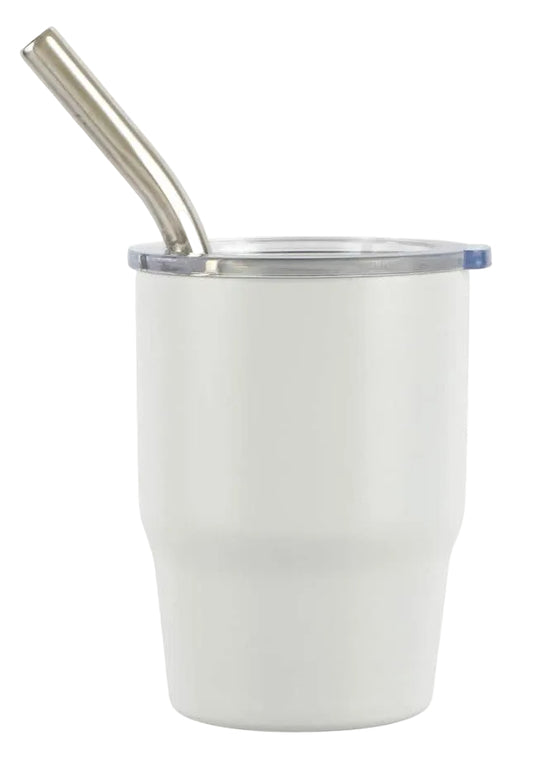 3 oz Personalized Insulated Shot Glasses with Lid & Straw