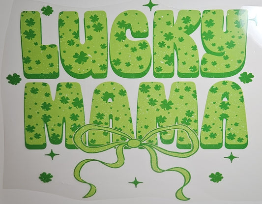 Lucky Mama and Mini shirt transfers
