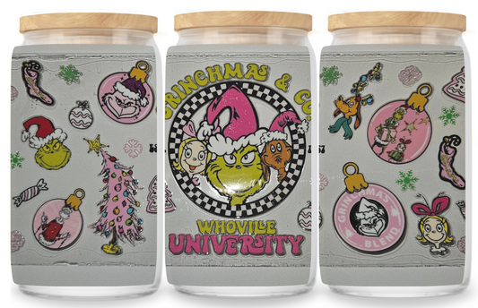 Grinchmas & Co cup wrap decal
