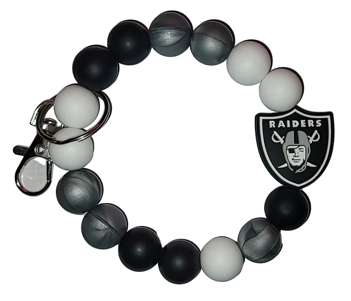 NFL Pre-made wristlet keychains