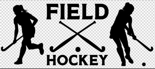 Field Hockey Cup wrap decal