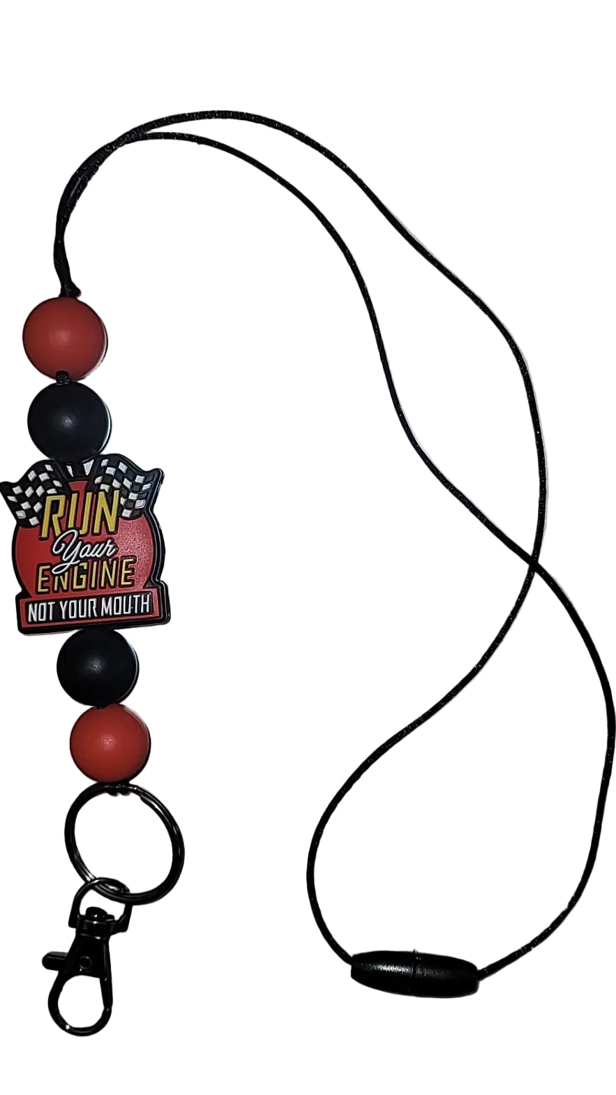 Beaded lanyard