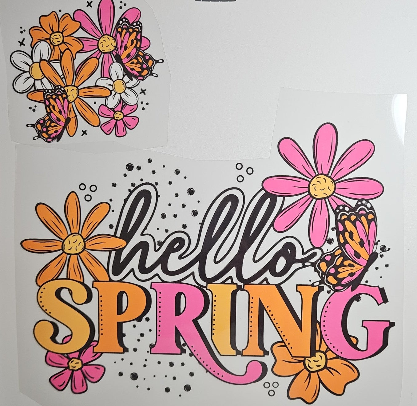 Hello spring back or shirt and pocket shirt transfer