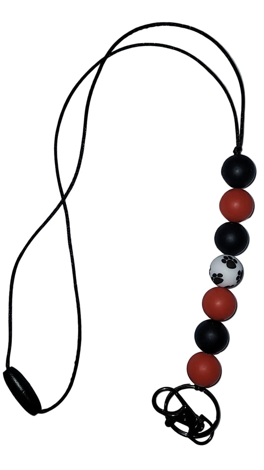 Beaded lanyard
